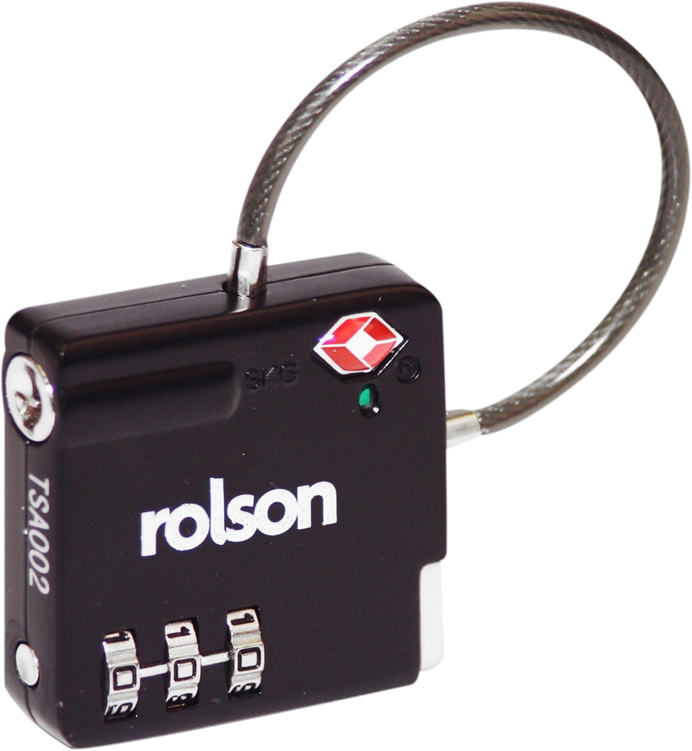 Rolson 66475 TSA Combination Cable Lock Amazon.co.uk DIY & Tools
