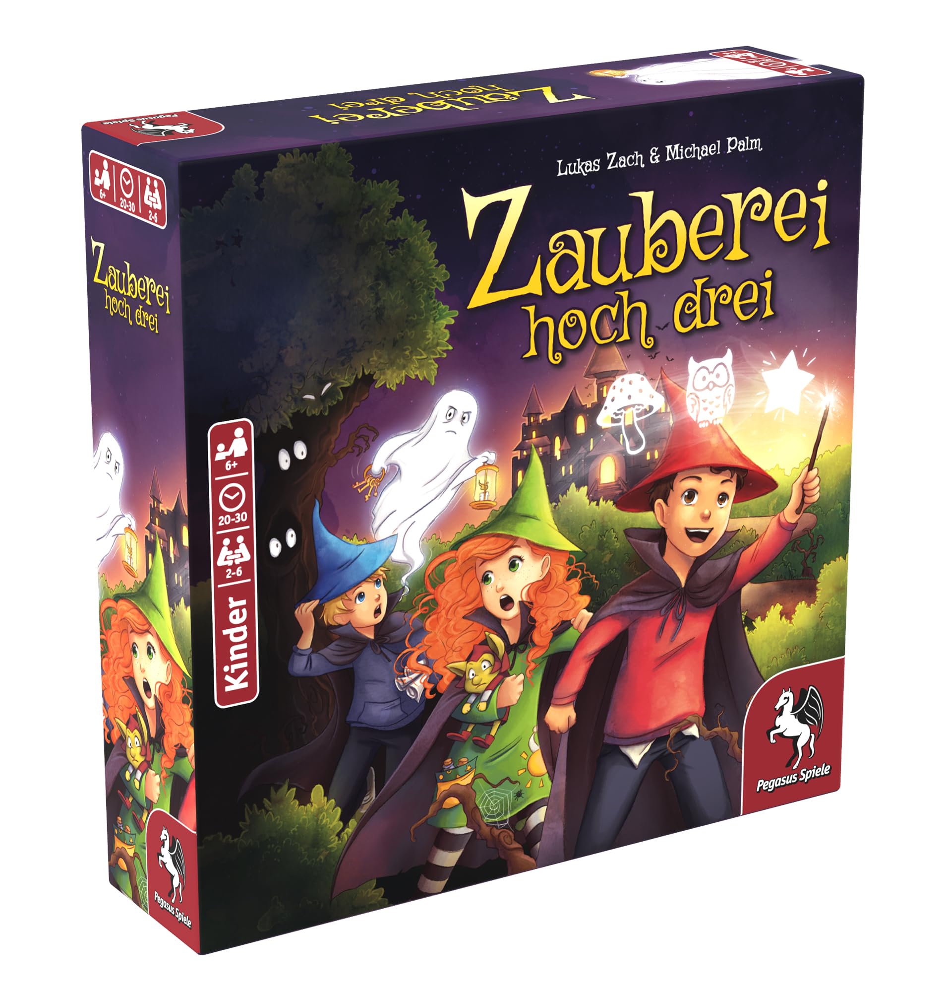 Pegasus Spiele 66013G Zauberei Hoch Drei *Empfohlen Kinderspiel 2017*" Board Game