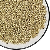 Gold Pearl Sugar Sprinkles 3.9 oz, 4mm Candy Pearls Ideal for Baking, Cake and Cupcake Toppers, Cookie Decoration, Ice Cream Topping, Wedding Shower Valentines Halloween Christmas