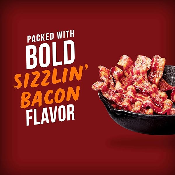 BIGS SIZZLIN’ BACON SUNFLOWER SEEDS, KETO FRIENDLY SNACK, LOW CARB LIFESTYLE, 5.35 OZ BAG