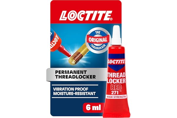 Loctite Threadlocker Red 271,0.20 fl. oz(209741)