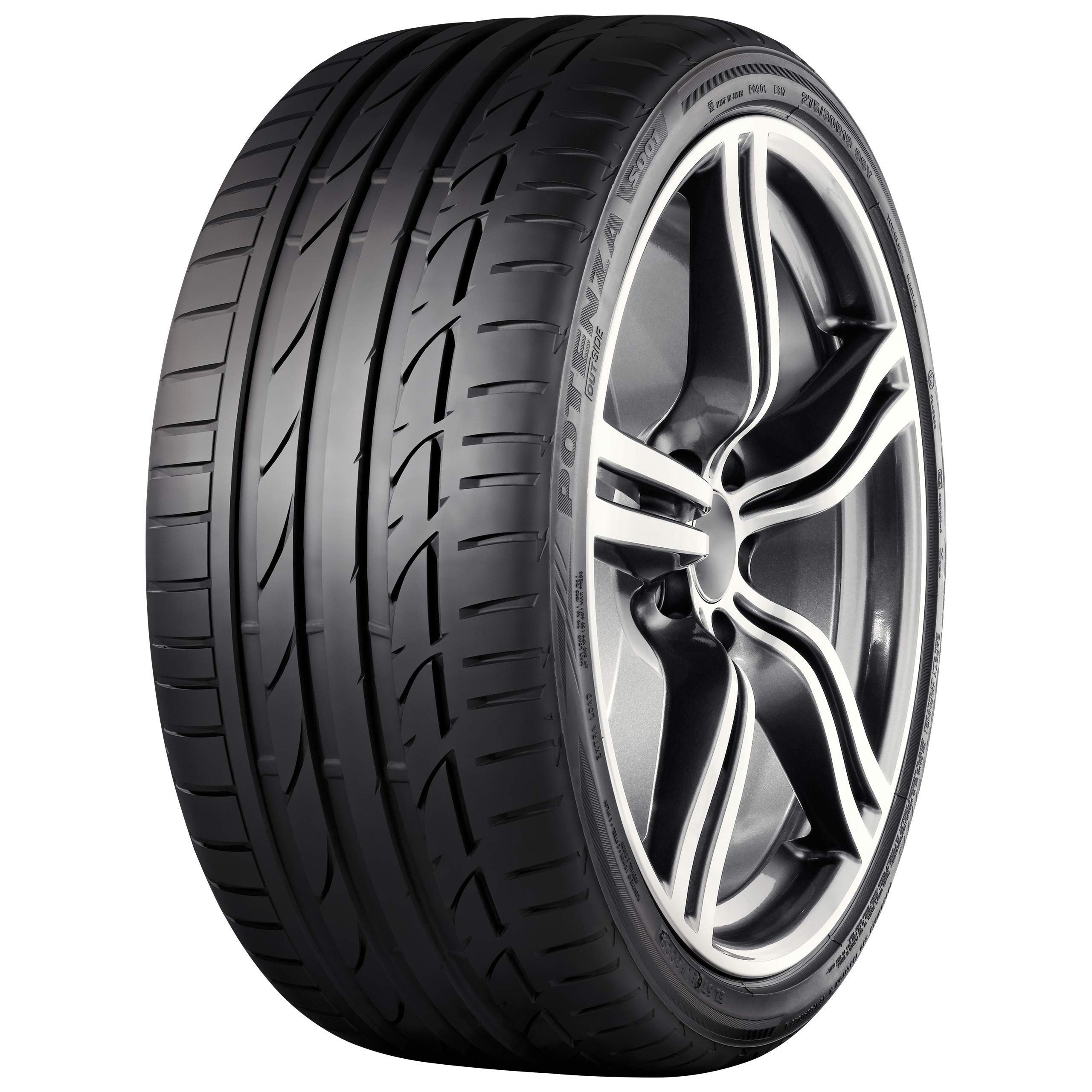BRIDGESTONE S001 AO XL 225/35/R18 87Y -Summer Tire- A/E/70
