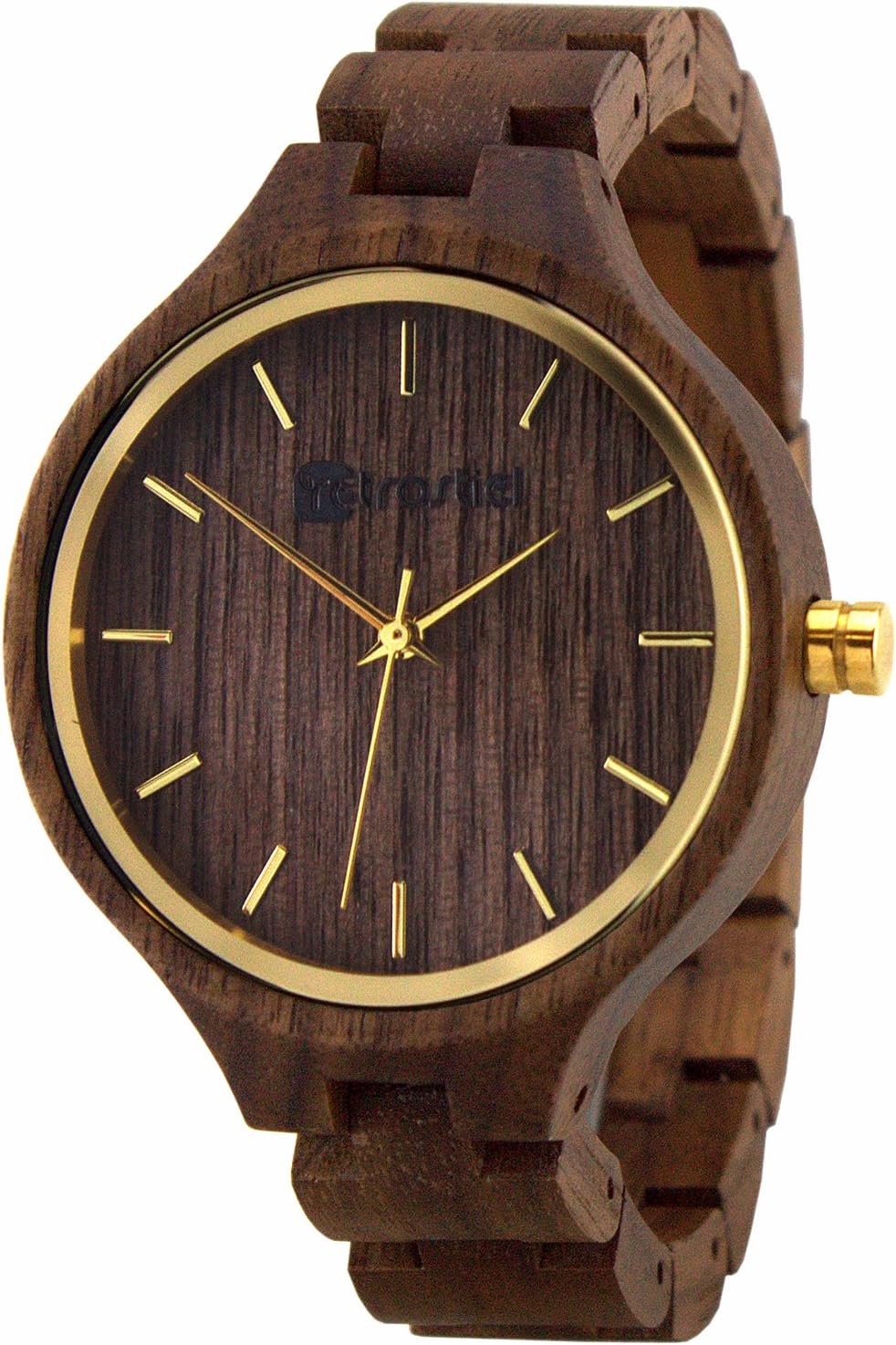 Wood Watch Wooden Wristwatch Portobelo Nut