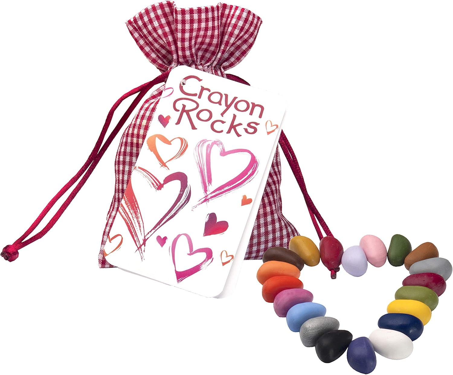 bags of coloured stones