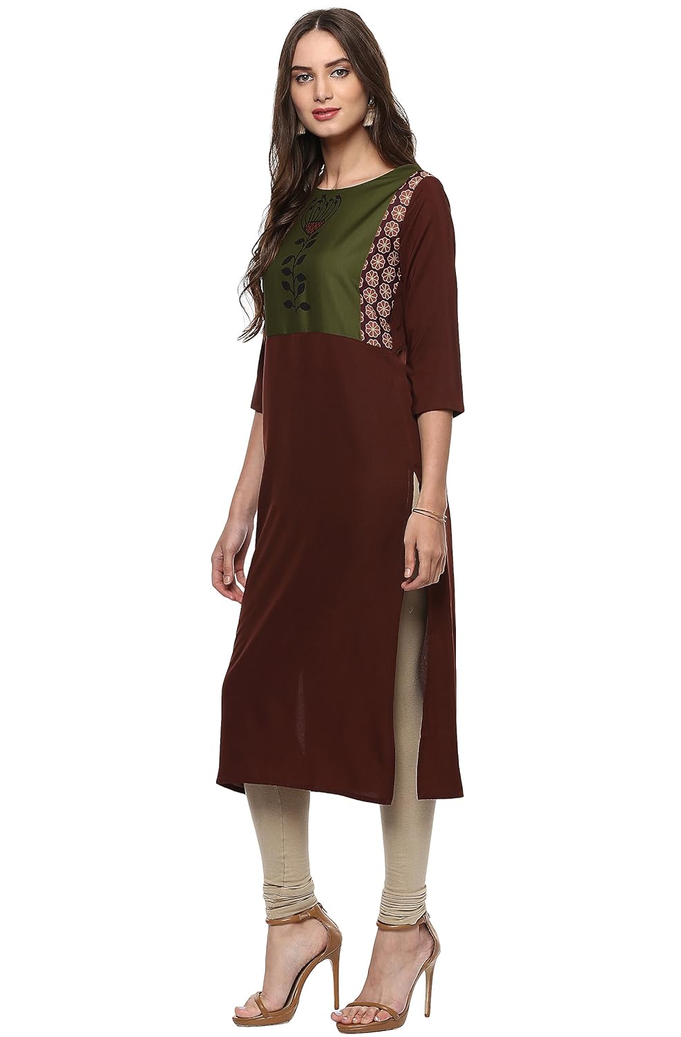 janasya women's polyester kurta