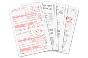 ONGULS 1099 MISC Forms 2025, 1099 MISC Laser Forms IRS Approved Designed for Quickbooks and Accounting Software 2025, 4 Part Tax Forms Kit, 25 Vendor Kit - Total 54 (105) Forms