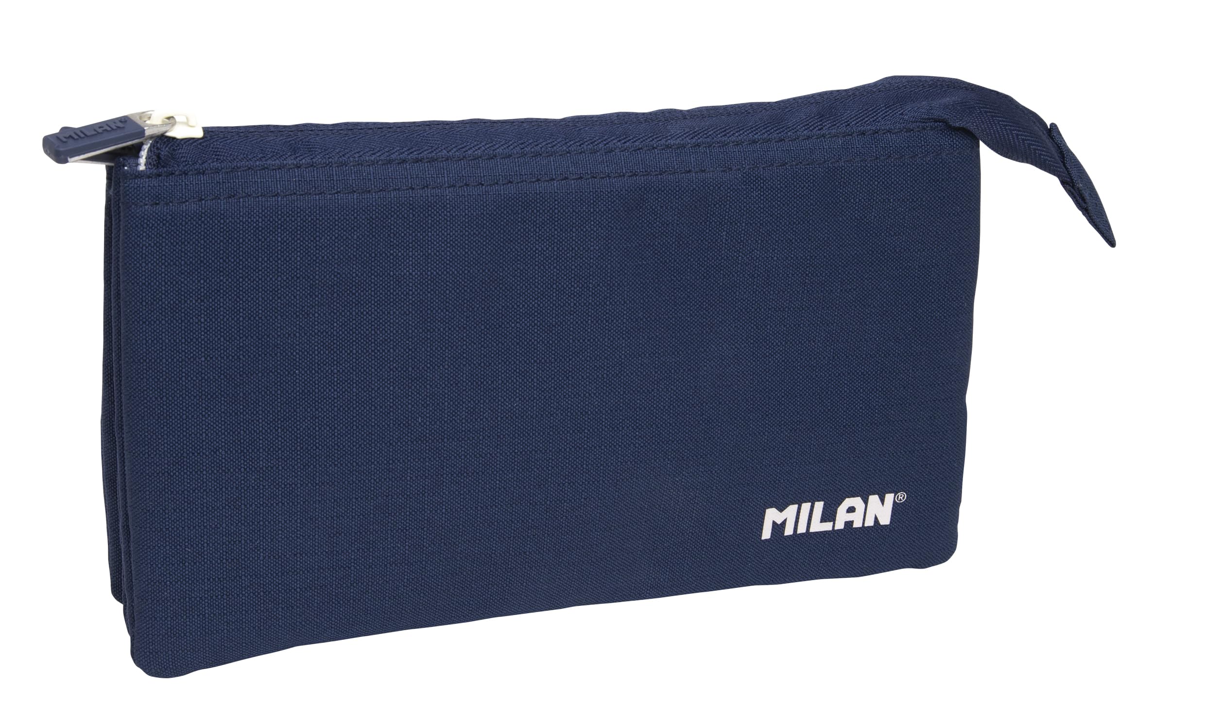Milan 1918 School Bag Collection 3 Zippers and 5 Compartments Navy Blue 215 x 35 x 125 mm