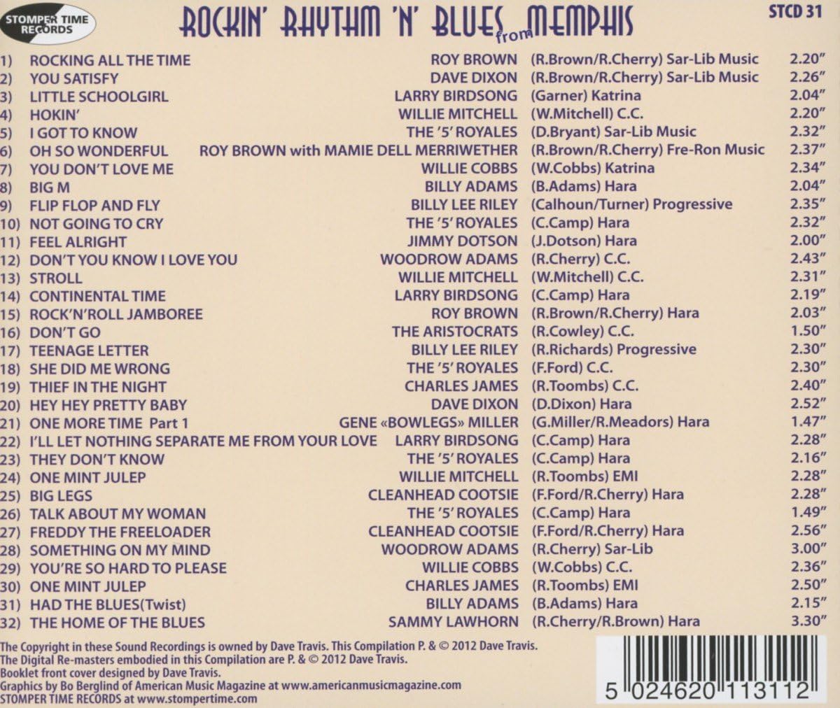 Rockin Rhythm N Blues From Memphis - Image 3