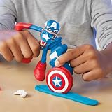 Play-Doh Marvel Hero Adventure Action Figure Playset 3 Bendable Figures view 6