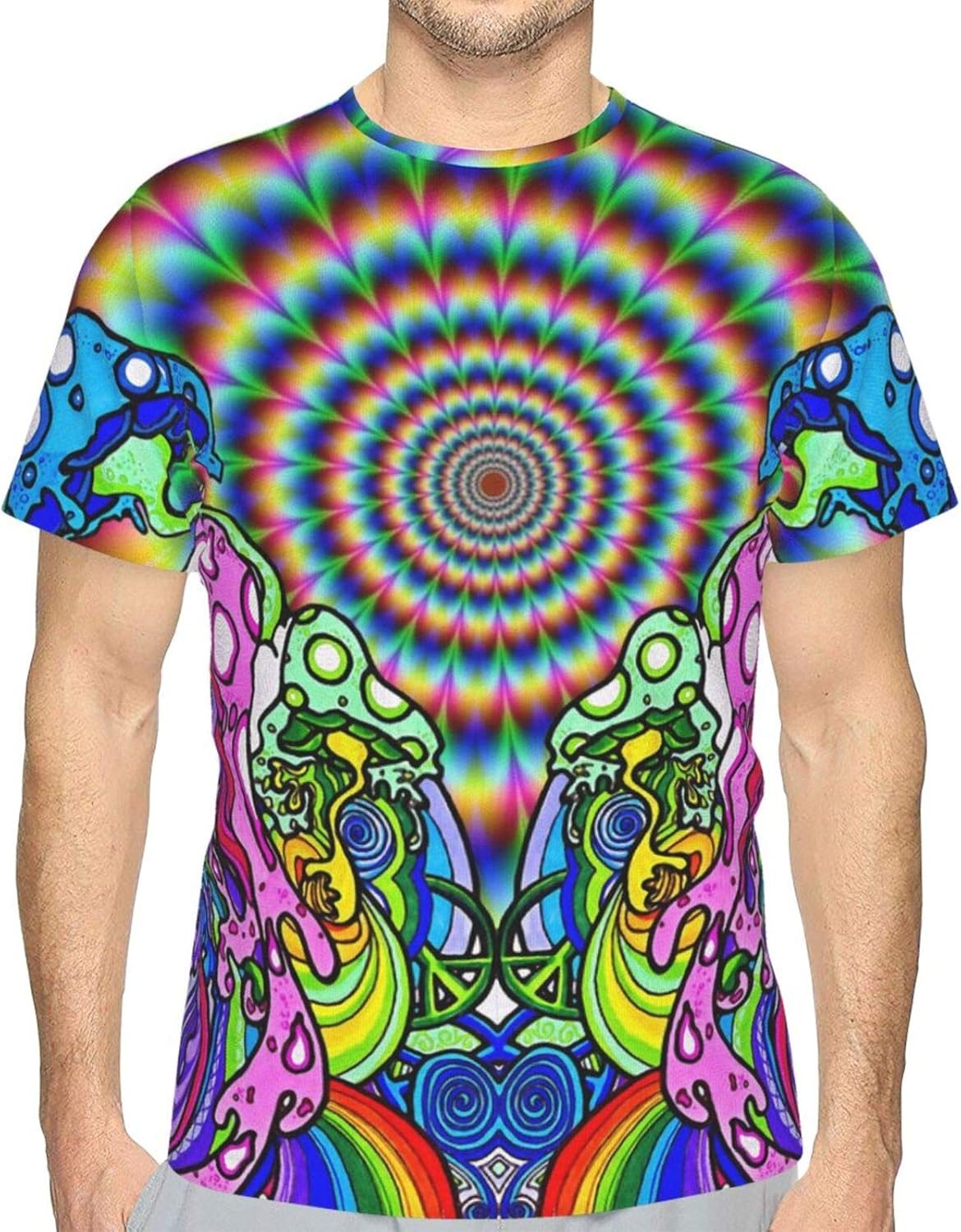 Amazon.com: Cool Abstract T Shirts for Men 3D Print Tees Novelty Gift