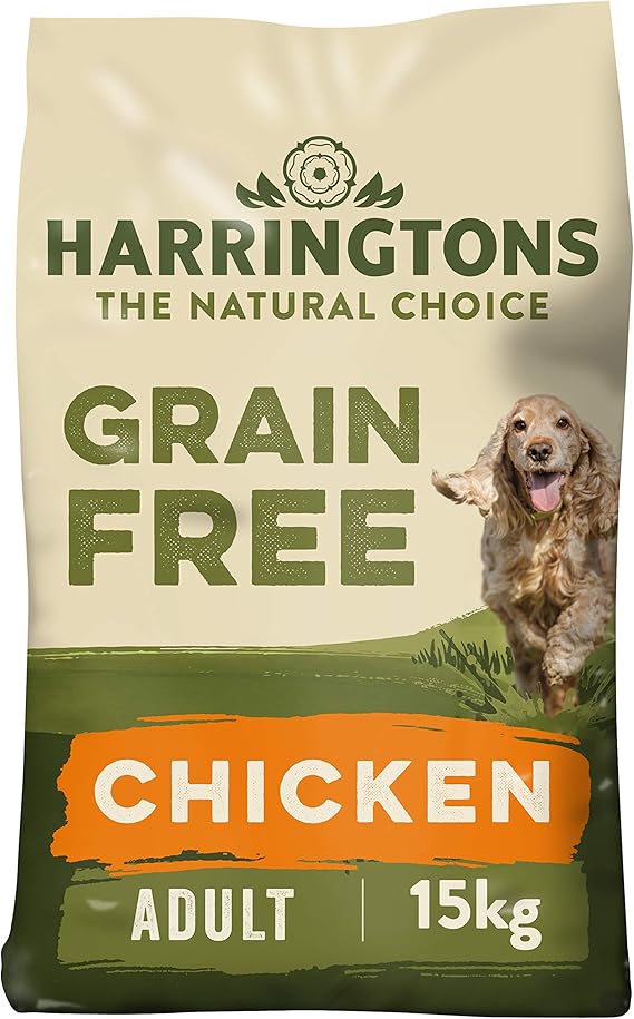 harringtons grain free dry dog food 15kg