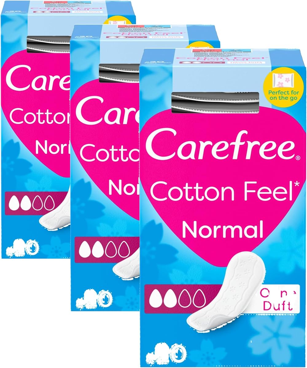 Carefree Panty Liners Folded Breathable Unscented Pack of 60