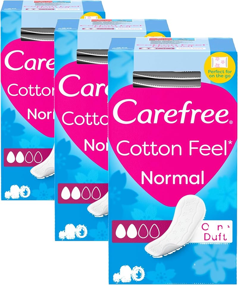 Carefree Panty Liners Folded Breathable Unscented Pack of 60