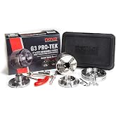 NOVA 48293 PREMIER PRO-TEK G3 CHUCK Bundle | 1" x 8tpi Direct Thread | Includes 2" PRO-TEK Jaw Set, JSPIN 1" Pin Jaw Set, JS100N 4" Bowl Jaw Set, Woodworm Screw &amp; Storage Case