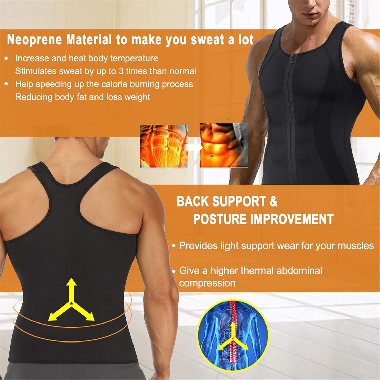 sauna vest for big and tall