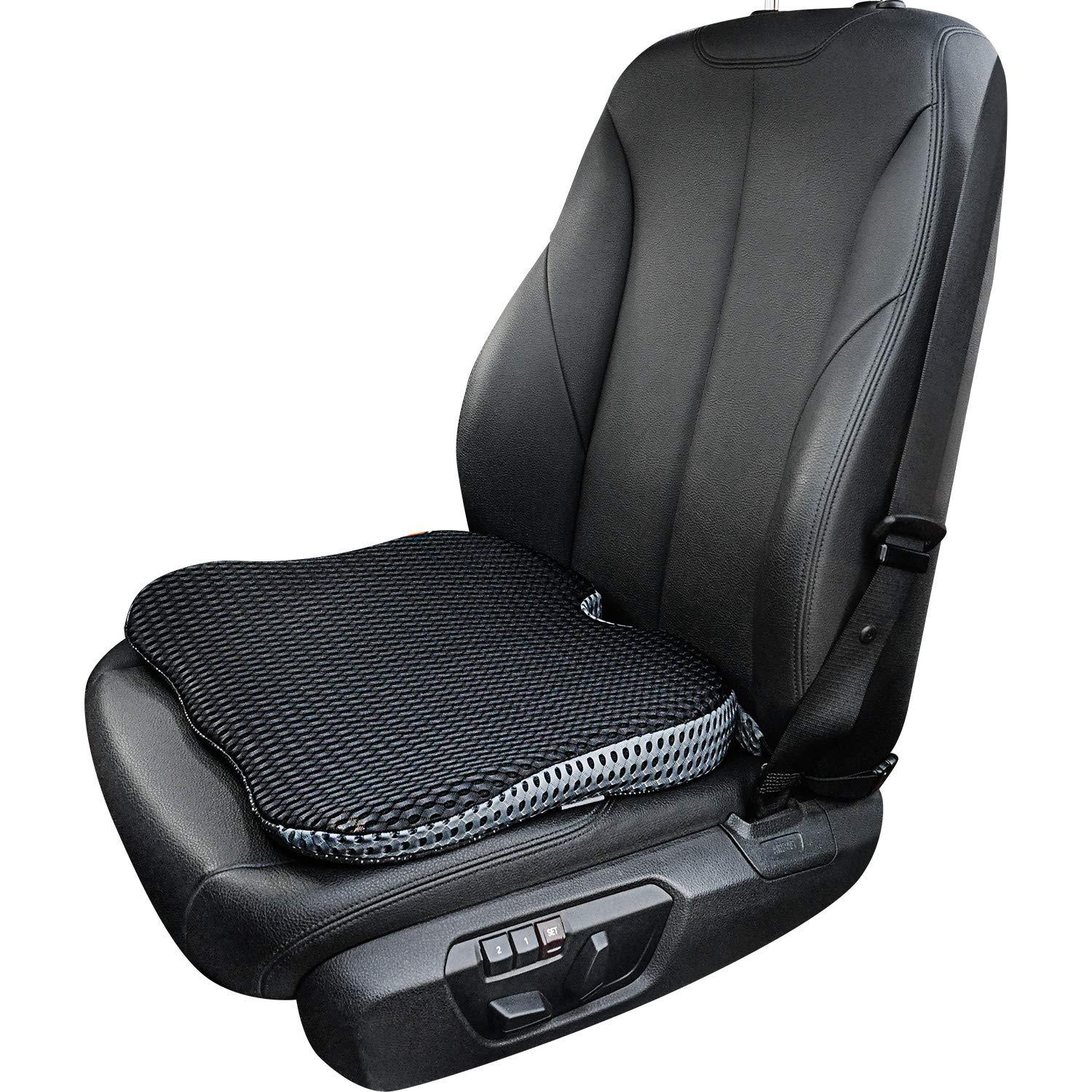 Dreamer Car Seat Cushion Pad For Car Driver Seat To Improve Driving Vision Middle Supportive And Comfortable Seat Cushion For Car Front Seat For Tailbone Pain Relief Black Buy Online In Bahamas At