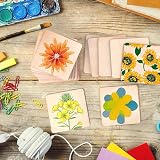 CIOKIT Balsa Wood Sheets 40 Pcs Unfinished 3 Sizes 2mm Thick for DIY Craft view 5