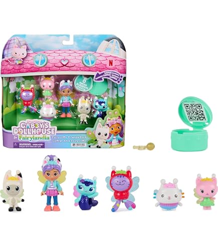 Gabby's Dollhouse: Poupée Mer-Tastic Gabby avec vêtements et accessoires de poupée sur le thème de la sirène, jouets pour enfants pour filles et garçons âgés de 3 ans et plus