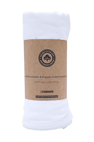 organic cotton baby swaddle blanket