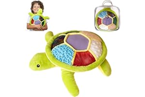 ODOXIA Sensory Turtle Stuffed Animal | Sensory Plush Toy | Fidget Stuffed Animal for Kids | Great for Sensory Needs | Sensory Stuffed Animals for Children | Sensory Pillow Plush