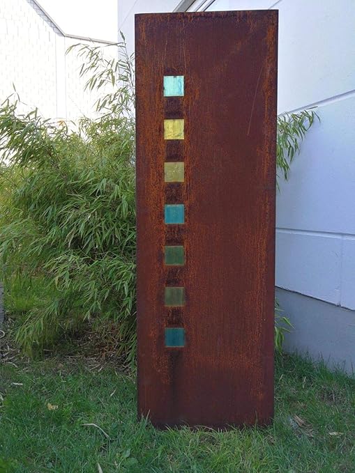 Edelrost Garten Sichtschutz Rost Garten Sichtschutzwand Metall H150 50cm