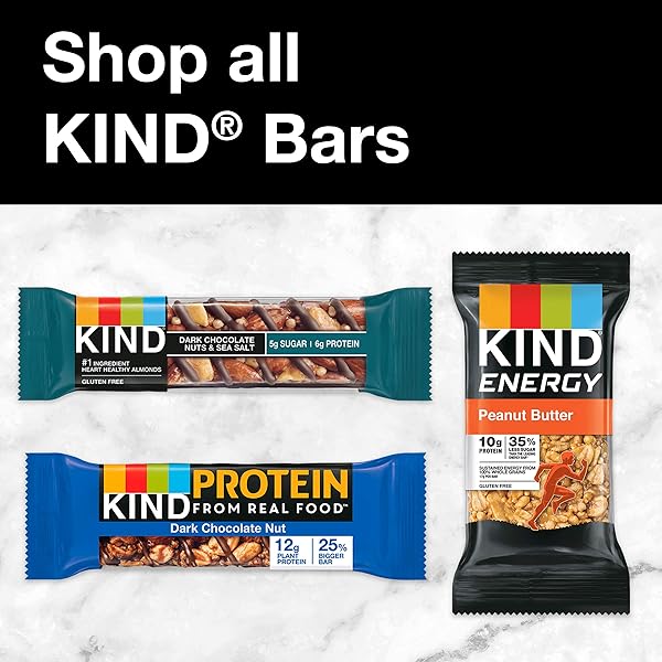 KIND MINI SNACK BARS, DARK CHOCOLATE NUTS & SEA SALT, GLUTEN FREE, LOW SUGAR, LOW CALORIE SNACKS, 10 COUNT