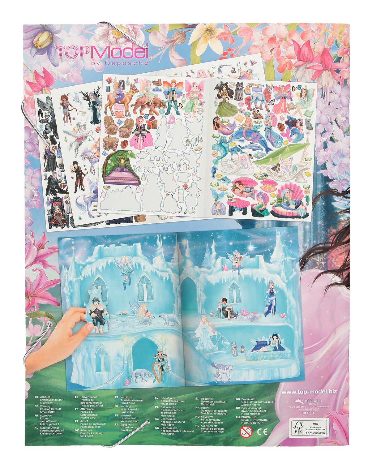 Depesche 8148 Stickerworld Colouring Book Fantasy Model Amazon Depesche 8148 Stickerworld Colouring Book Fantasy Model Amazon Toys & Games