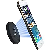 WizGear Universal Flat Stick On Dashboard Magnetic Car Mount Holder for Cell Phones and Mini Tablets with Fast Swift-Snap Technology - Extra Slim