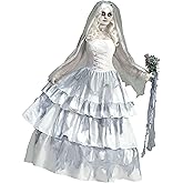 Forum Novelties Women's Deluxe Victorian Ghost Bride Costume