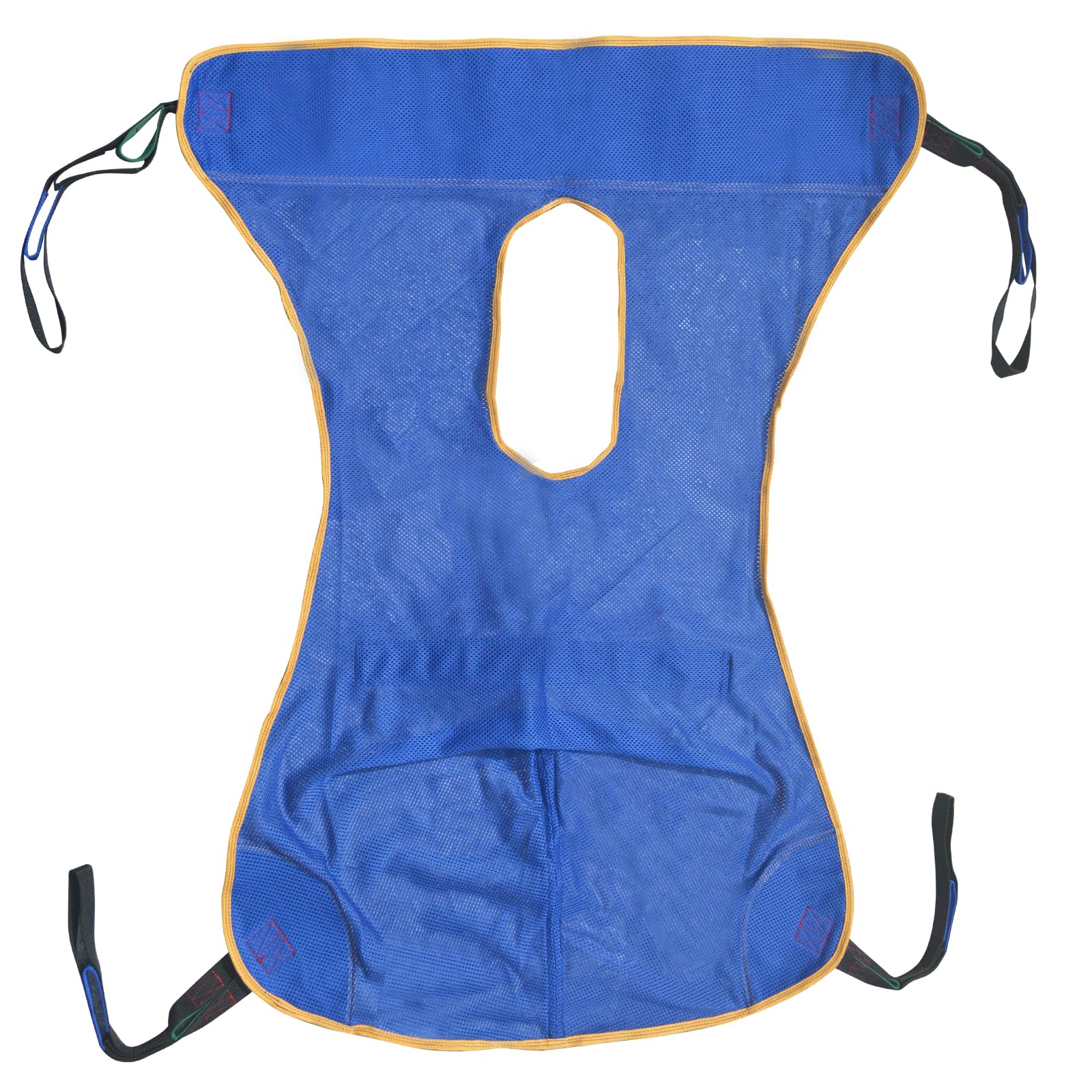 Photo 1 of CLSMLIE Full Body Mesh Commode Patient Lift Sling,600lbs Weight Capacity-Compatible with Hoyer, Invacare, McKesson, Drive, Lumex, Medline, Joerns (M)