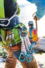 Petzl M39A TL Sm'D Ultra-Light Asymmetrical Carabiner Triact-Lock Yellow view 6