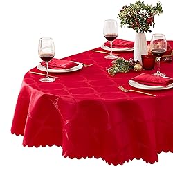 Newbridge Oval Tablecloth, 60 x 102 Inch, Ribbons