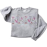 Regamor Embroidery Nana Sweatshirts For Women Gift Sweatshirt From Grandkids Nana Flower Grandma Gift Mothers Christmas