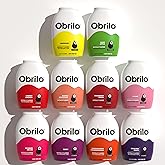 Obrilo Water Enhancer Liquid Flavoring Drops - ZERO Sugar/Calorie, Dye Free, Naturally Flavored Drink Syrup, 2.0 fl oz x 10 Bottles for Kids & Adults (Variety 10 Pack)