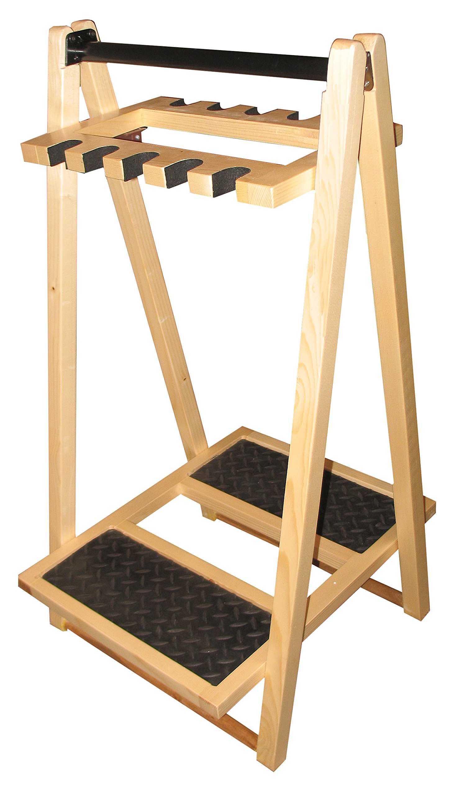 Organized Hunting 10 Gun Folding Rack Jeff Bibb Pouches & Horns