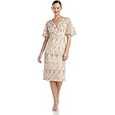 JS Collections Womens Norma V-Neck Cocktail DressDress