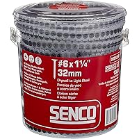 Senco 06B125P #6 1-1/4-Inch Drywall Screw-Light Steel