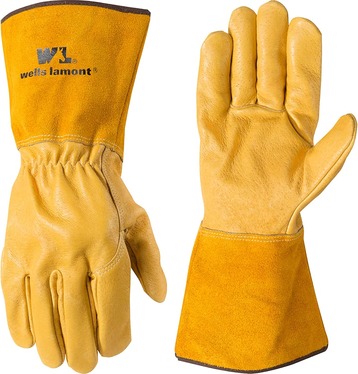 Men's Genuine Leather TIG Welding Gloves, Large (Wells Lamont 1053