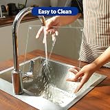 Kitchenville Glass Cutting Board 16x12 Tempered Counter Protector view 9