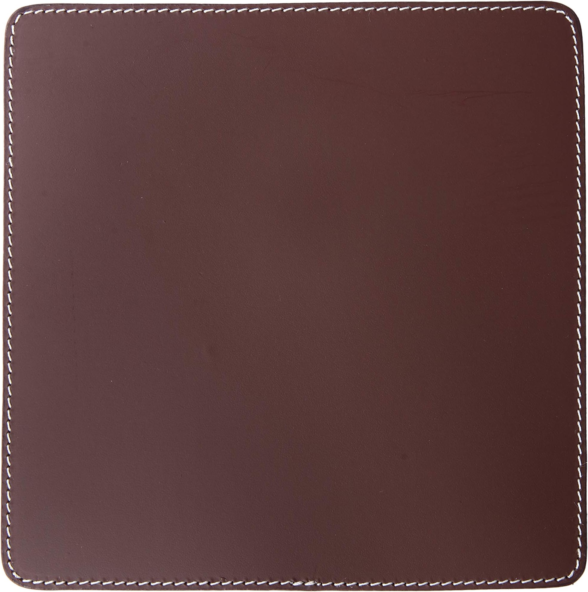 Nora Genuine Leather Office Desk Rectangular Desk Mat Pad, Non Slip Protector Mouse Pad Leather for Desktops and Laptop (Brown)