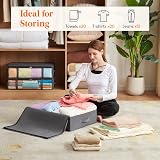 Lifewit 40L Under Bed Storage Bags 4 Pack with Clear Front Window - Grey view 4