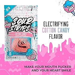 SOUR STRIPS Cotton Candy Flavored | Deliciously