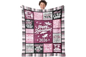 Retirement Blanket Retirement Gifts for Women 2026 Best Retirements Gifts - Gift for Retirements for Women Nurse Nurse Cowork