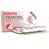 DR. SCHAVIT FEMOXIL Vaginal Suppositories - Natural Plant-Based Formula for Feminine Issue. All Natural Intimate Deodorant for Women. Restore Feminine pH Balance of The Vagina. Provides Fast Relief