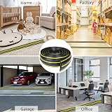 YOUNTHYE 3m Rubber Floor Cable Cover Protector 3 Channel Wire Cover for Office view 4