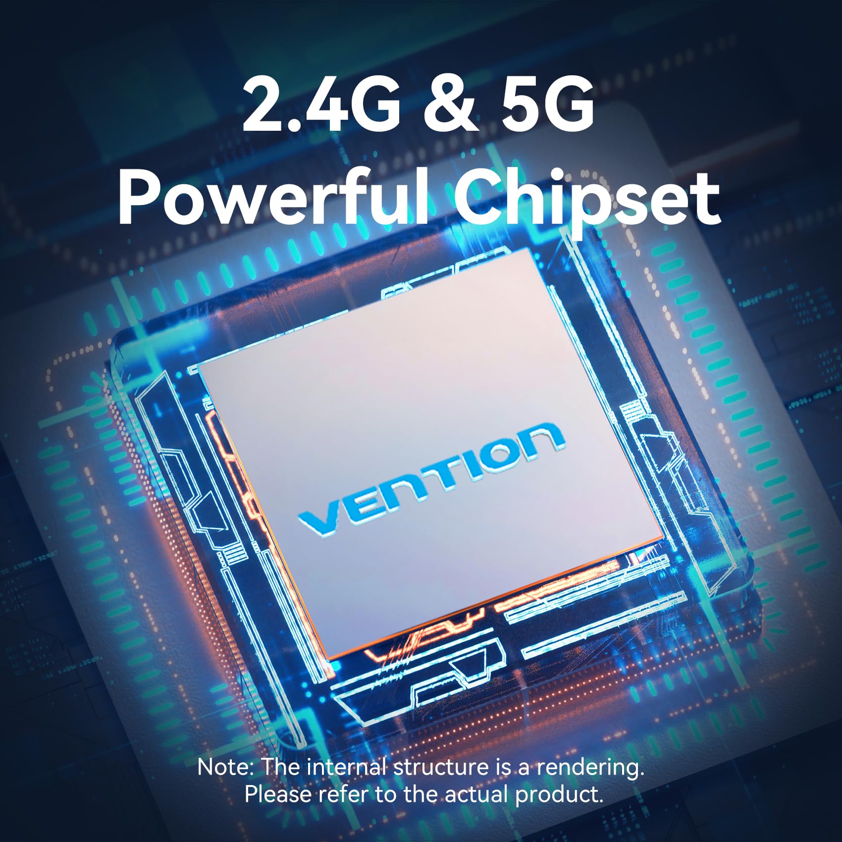 VENTION 2025 Upgraded Wireless HDMI Dongle Transmitter and Receiver 2.4/5GHz 4K Decording, 131FT /40M, Bluetooth Adapter, Wireless Extender Connection with Sender with Miracast 1080P,Black