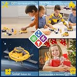 OMWay STEM Solar Robot Toys 6-in-1 Educational Space Robotics Kit for Kids view 5
