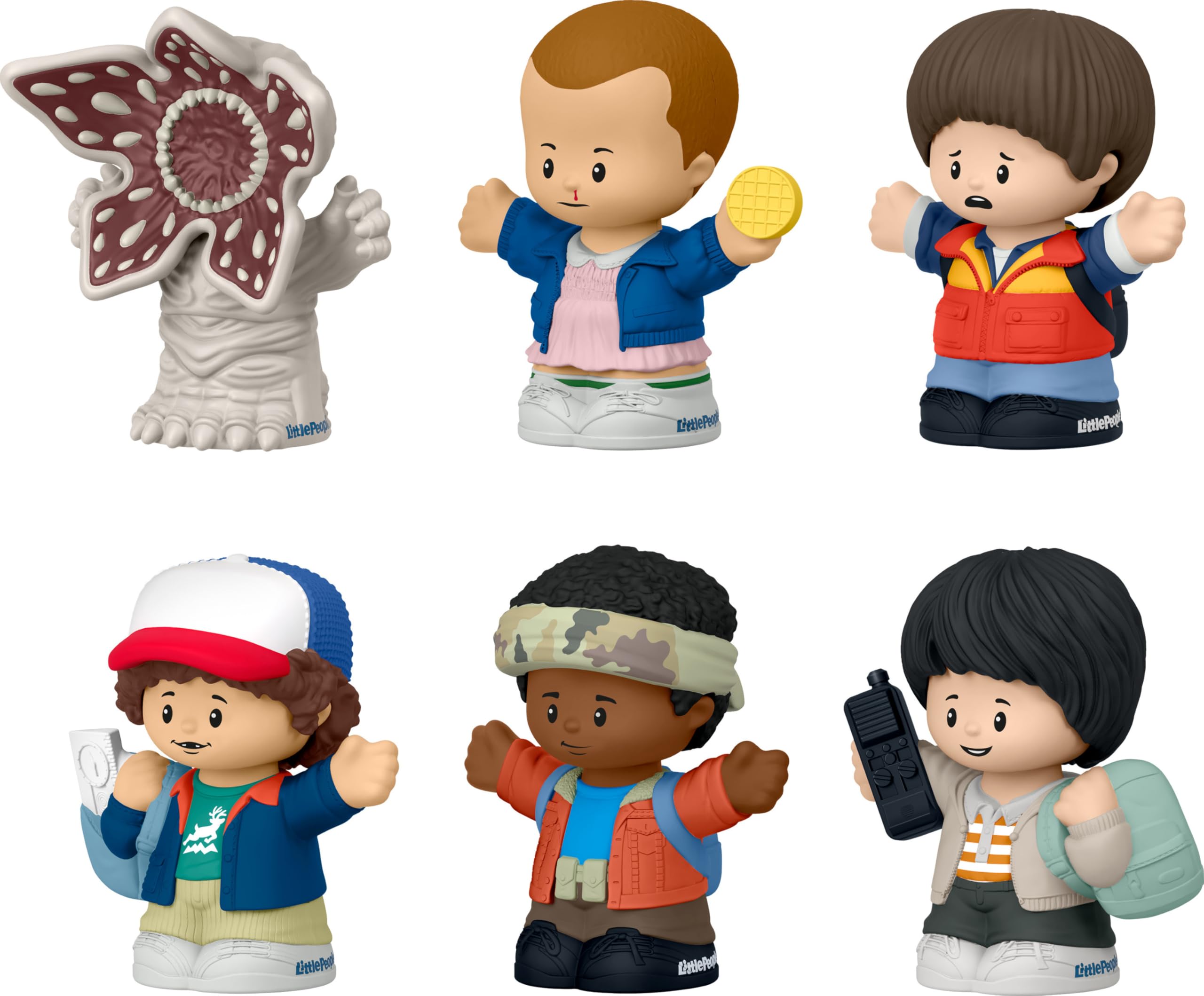 Little People COLLECTOR Stranger Things Castle Byers Special Edition Set for Adults & Fans, 6 Figures for in a Display Package