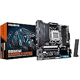 GIGABYTE B850M Gaming X WIFI6E AMD AM5 LGA 1718 Motherboard, mATX, DDR5, 2X M.2, PCIe 5.0, USB-C, WIFI6E, 2.5GbE LAN, EZ-Latc