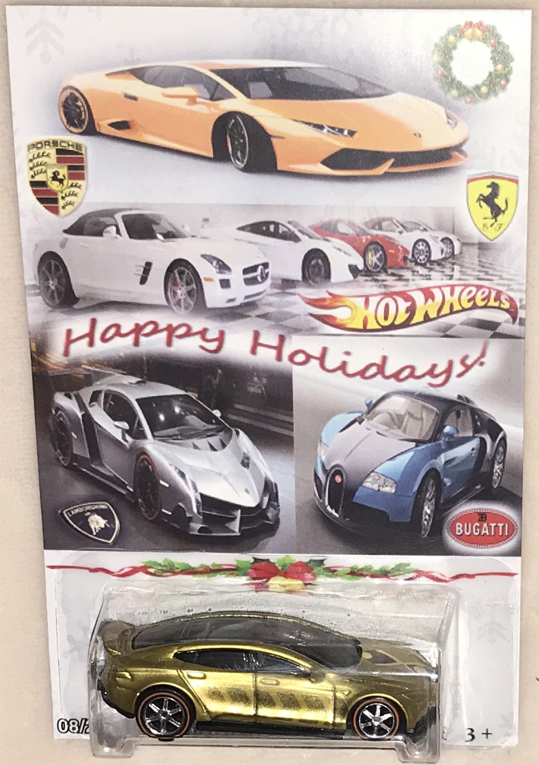 Amazoncom Gold Tesla Model S Custom Made Hot Wheels On A